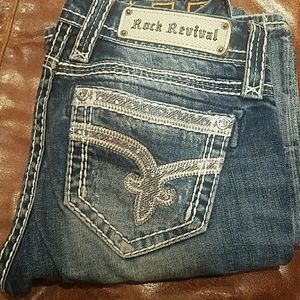 NWOT Rock Revival 26 Boot Cut Jeans